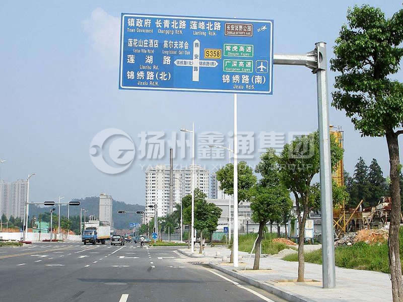 BZG-008，交通標(biāo)志桿，八棱交通標(biāo)志桿