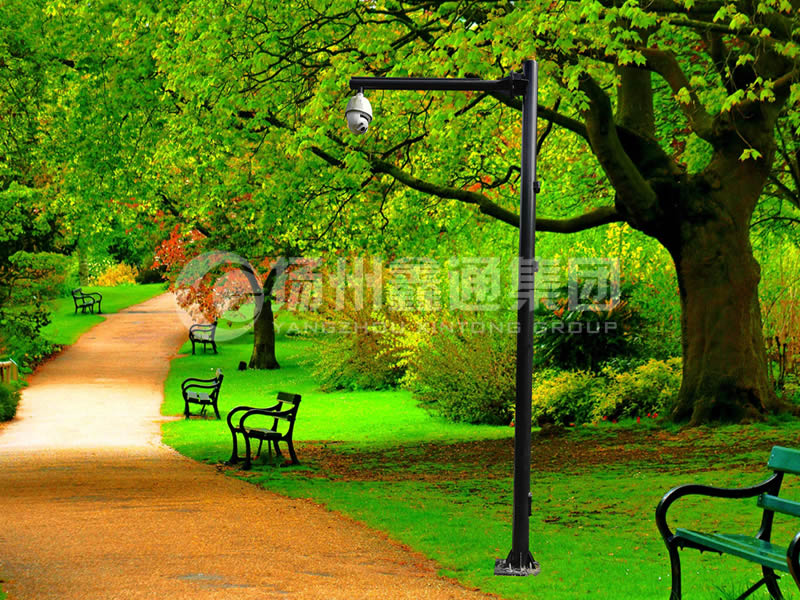 DJG-026，電子監(jiān)控桿，公園監(jiān)控桿