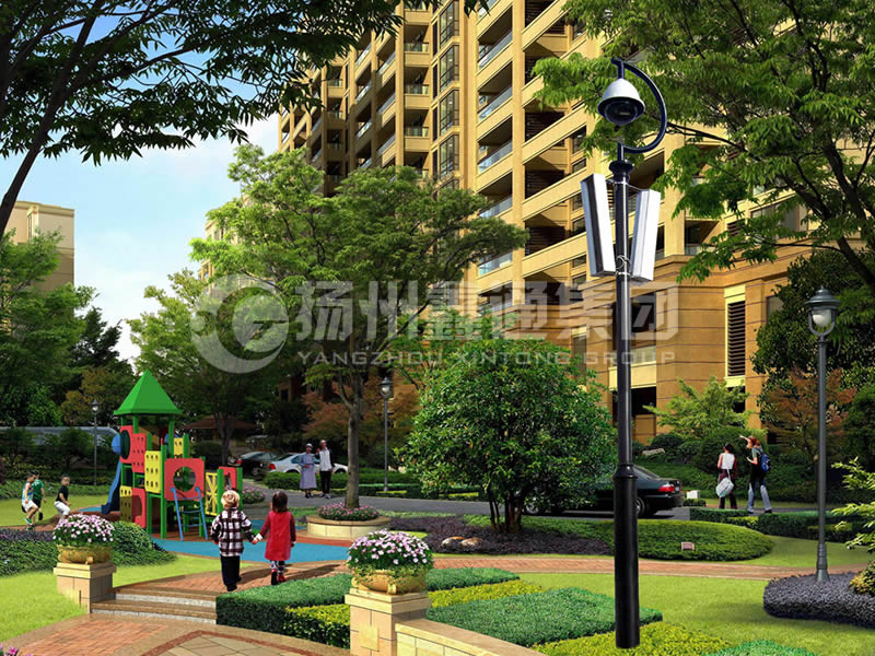 DJG-027，電子警察桿，小區(qū)監(jiān)控桿