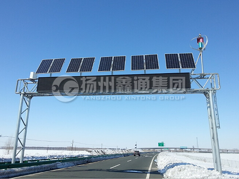 LMJ-012，桁架式情報(bào)板門架，情報(bào)板龍門架