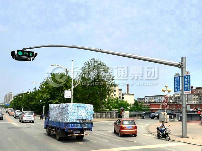 XHDG-048，吊籠式信號燈桿，吉林信號燈桿