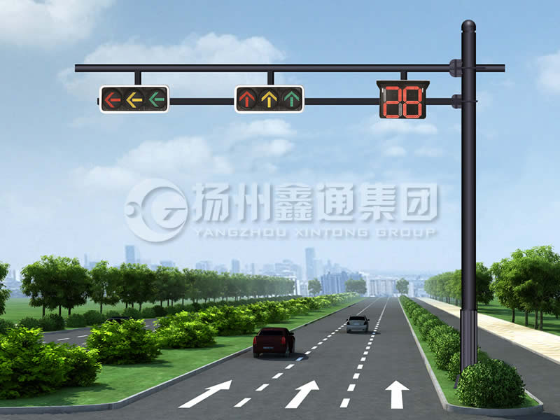 XHDG-061，F(xiàn)型信號(hào)燈桿，晉中信號(hào)燈桿
